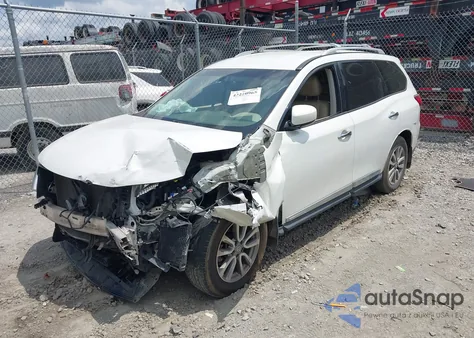 2014 Nissan Pathfinder Sl из США, поврежденный, VIN 5N1AR2MN4EC731012